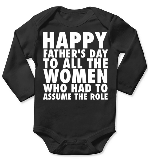 Best fathers day gift to women who assumed Long Sleeve Baby One-Piece
