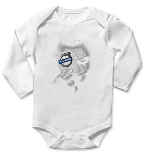 Chemise Volvo Long Sleeve Baby One-Piece