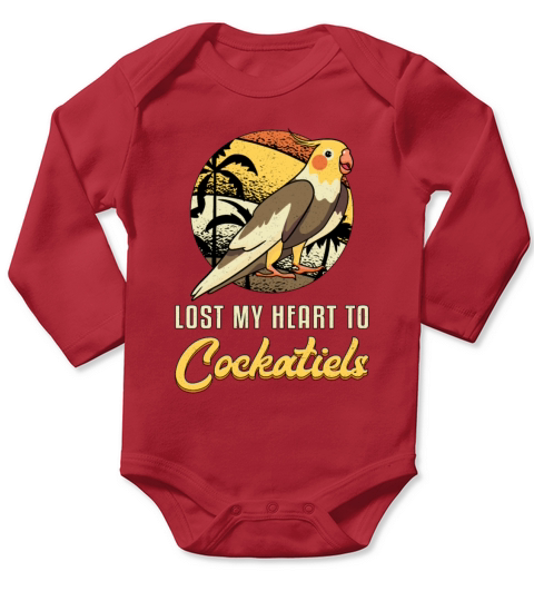 Cockatiel Owners Lost My Heart To Cockatiels Bird Long Sleeve Baby One-Piece