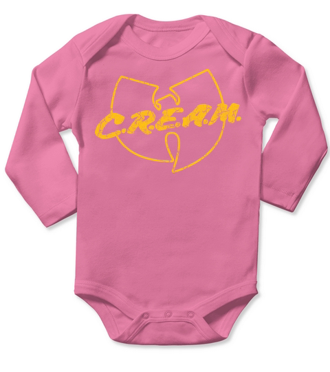 cream wutang yellow Long Sleeve Baby One-Piece