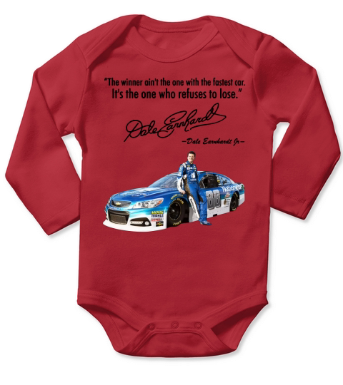 Dale Earnhardt Jr Long Sleeve Baby One-Piece