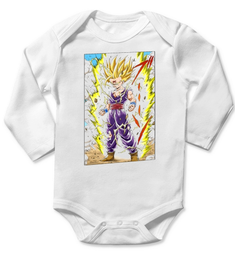Dragon Ball Z  Gohan Manga Shirt TShirt SHIRT 2017 Long Sleeve Baby One-Piece