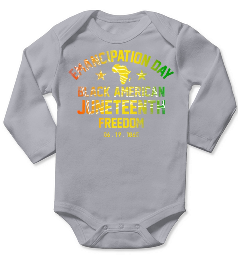 Emancipation Day Black History Juneteenth Vintage Long Sleeve Baby One-Piece