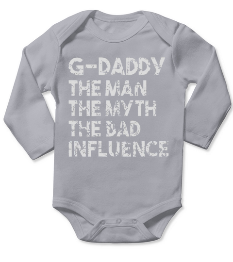 Gdaddy The Man The Myth Father Day Gdaddy shirt Long Sleeve Baby One-Piece