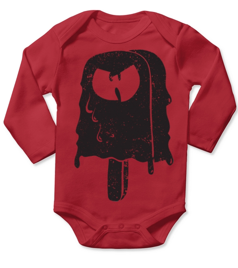 icecream wutang black Long Sleeve Baby One-Piece