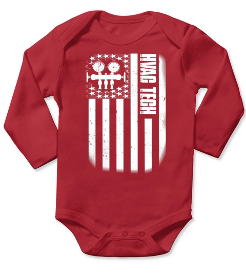 IM HVAC TECH! Tshirt Long Sleeve Baby One-Piece