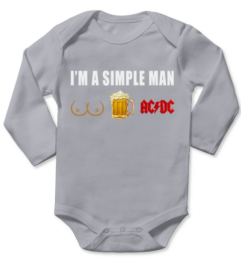 Listen AC Long Sleeve Baby One-Piece