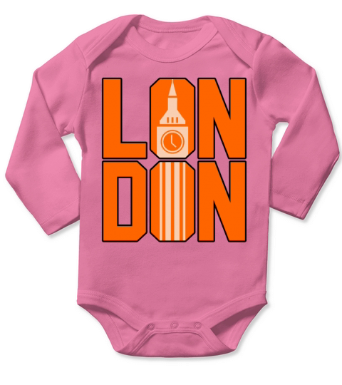 London Funny Gift Idea Long Sleeve Baby One-Piece
