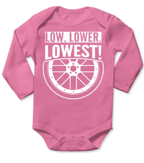 Low Lower Lowest Long Sleeve Baby One-Piece