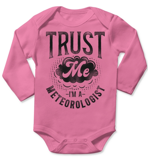 Meteorologist Weather Forecast Long Sleeve Baby One-Piece