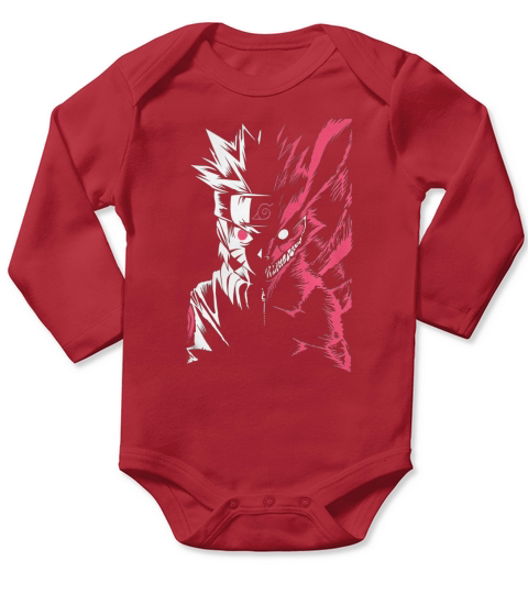 Naruto-Shirt Long Sleeve Baby One-Piece