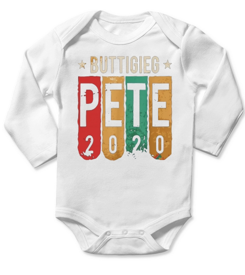 Pete Buttigieg 2020 Vintage - Unisex Long Sleeve Long Sleeve Baby One-Piece