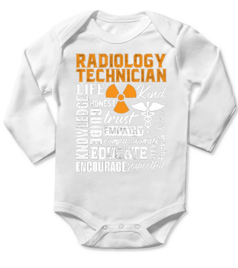 Radiology Technician Rad Tech Technologist Xray Long Sleeve Baby One-Piece