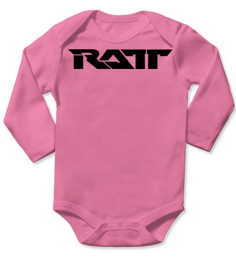 Ratt Band Logo Long Sleeve Baby One-Piece