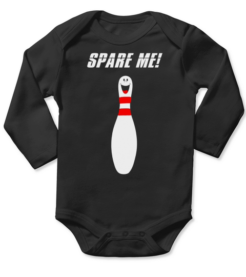 spare me bowling shirt Long Sleeve Baby One-Piece