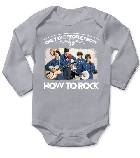thi-howtorock-The Monkees Long Sleeve Baby One-Piece