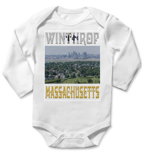 Winthrop Massachusetts Long Sleeve Baby One-Piece