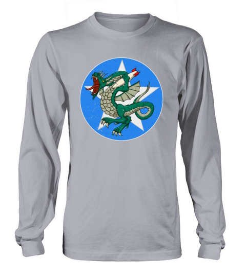 373rd Bomb Squadron Patch Vintage WWII Dragonsww2 Long sleeved Unisex