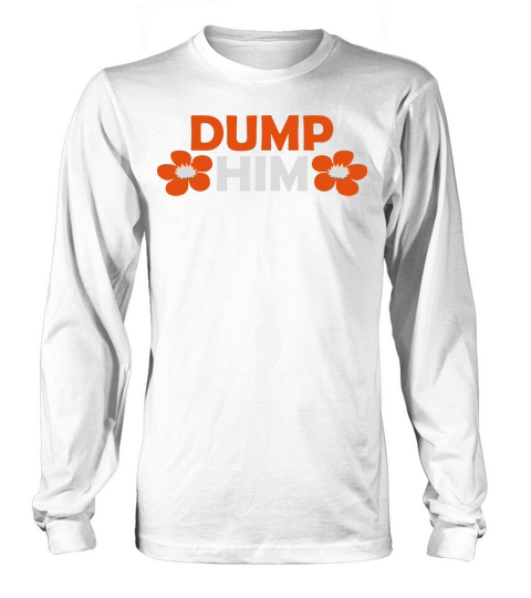 dump him quote logo Long sleeved Unisex