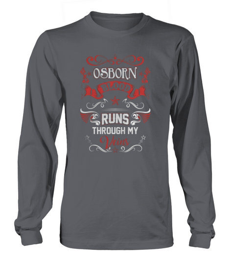 OSBORN BLOOD RUNS THROUGH MY VEINS Long sleeved Unisex