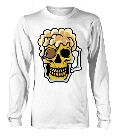 Skull Mug Beer Heavy Drinker Gift Long sleeved Unisex