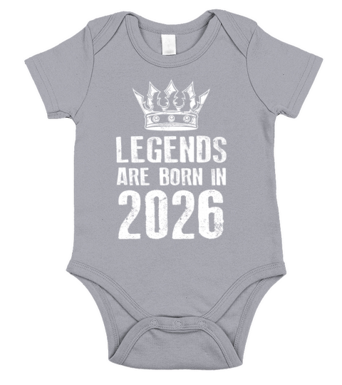 2026 legends born in Short Sleeve Baby One-Piece