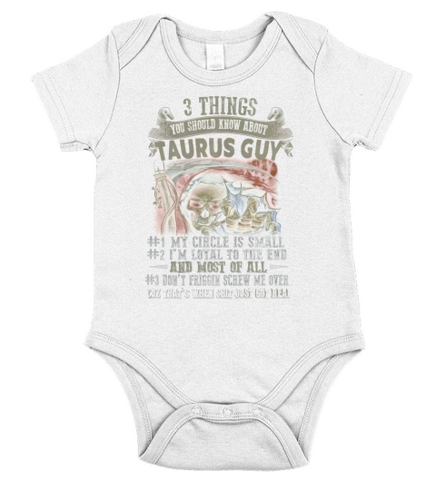 3 Things You Should Know About Taurus Guy Short Sleeve Baby One-Piece