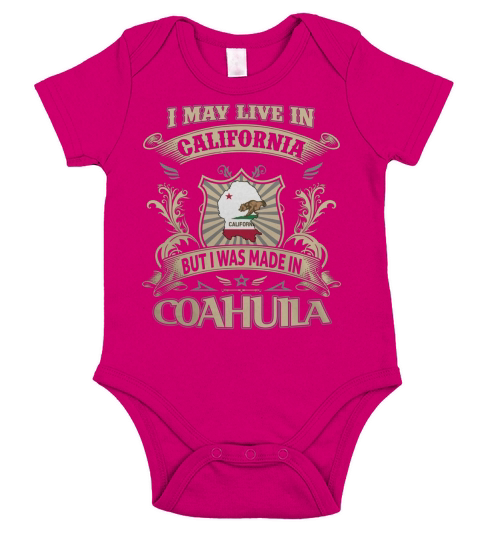 California - Coahuila Short Sleeve Baby One-Piece