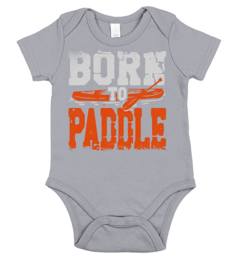 Canoe Canoeing Vintage Retro Born Short Sleeve Baby One-Piece
