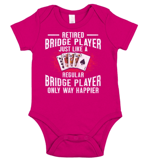 Card Game Bridge Quote for a Retired Bridge Player Short Sleeve Baby One-Piece