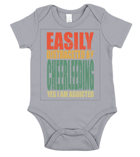 Cheerleading Saying Funny Short Sleeve Baby One-Piece