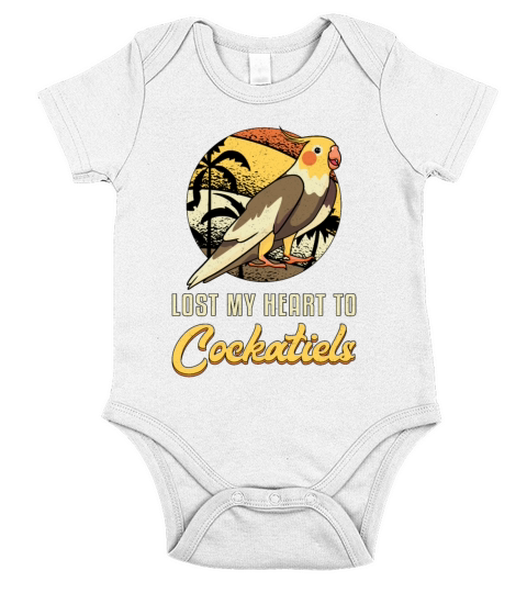 Cockatiel Owners Lost My Heart To Cockatiels Bird Short Sleeve Baby One-Piece