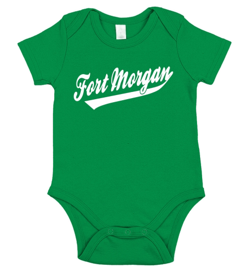 Fort Morgan Alabama T-Shirts Short Sleeve Baby One-Piece