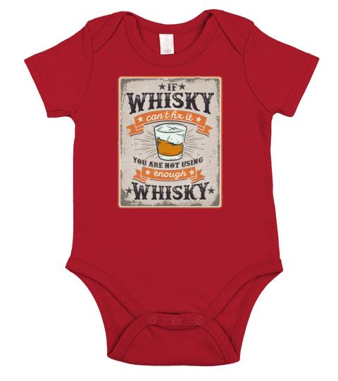 Funny Whisky Drinking Quote Vintage Short Sleeve Baby One-Piece