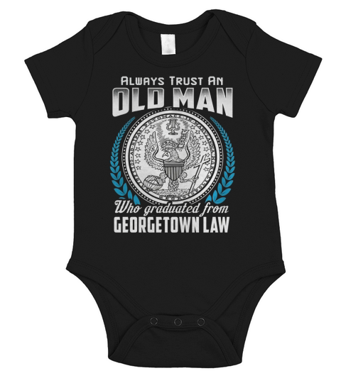 Georgetown University Law Center Short Sleeve Baby One-Piece