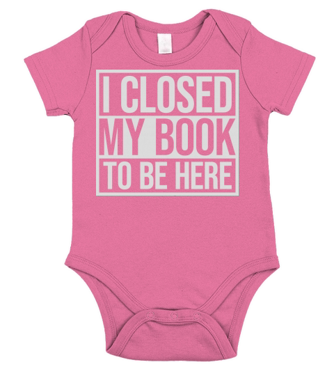 I closed my book Short Sleeve Baby One-Piece