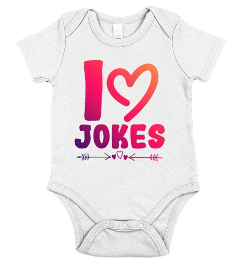 I love jokes Short Sleeve Baby One-Piece