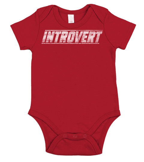 Introvert Short Sleeve Baby One-Piece
