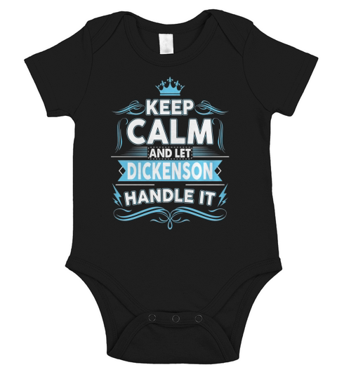 Keep calm DICKENSON, DICKENSON tshirt Short Sleeve Baby One-Piece