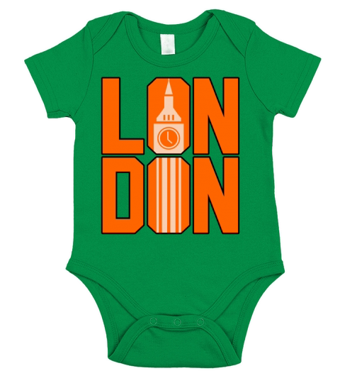 London Funny Gift Idea Short Sleeve Baby One-Piece