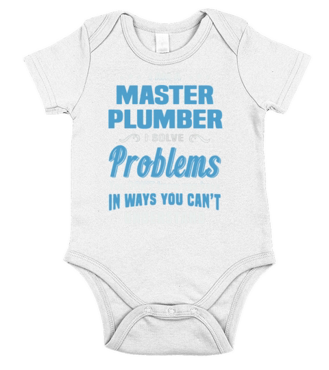 Master Plumber Short Sleeve Baby One-Piece