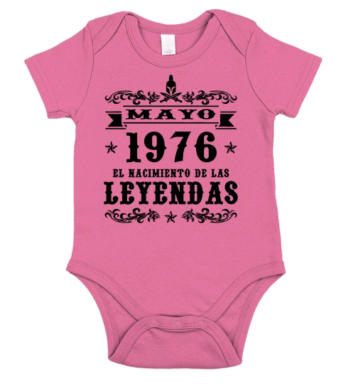 MAYO 1976 El Nacimiento De Las Leyendas Short Sleeve Baby One-Piece