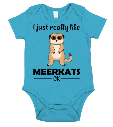 Meerkat Lovers Funny Quote Gift Short Sleeve Baby One-Piece
