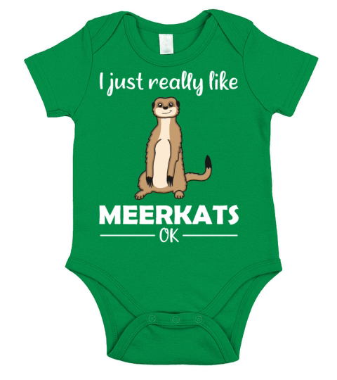 Meerkat Lovers Funny Quote Gift Short Sleeve Baby One-Piece