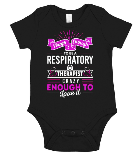 Nurse T-shirt - Respiratory Therapist Short Sleeve Baby One-Piece