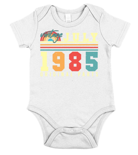 Original July 1985 Short Sleeve Baby One-Piece