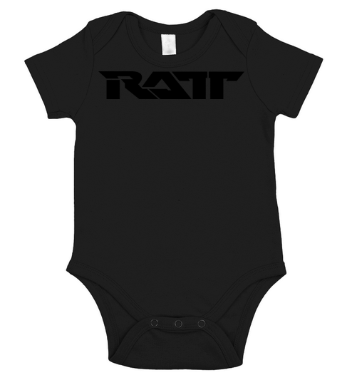 Ratt Band Logo Short Sleeve Baby One-Piece