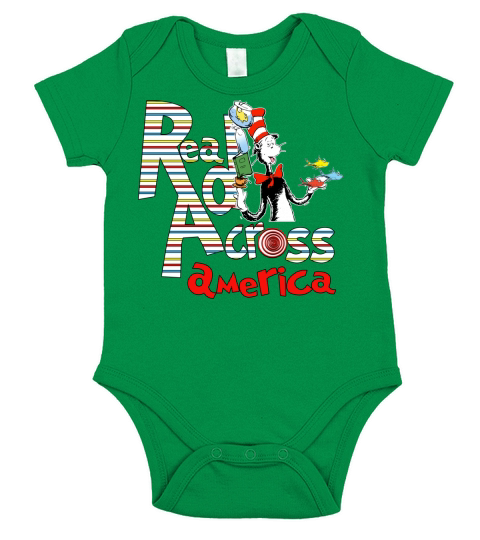 Read across america 2019 Short Sleeve Baby One-Piece