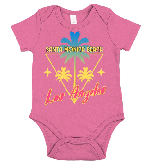 Santa Monica Short Sleeve Baby One-Piece