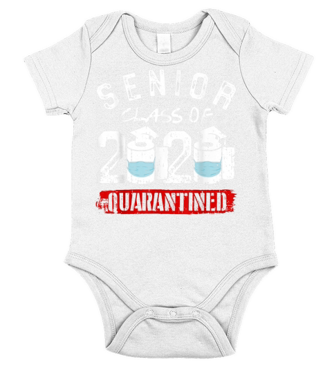 Senior Class of 2020 Quarantine Graduation Toilet Paper Gift T-Shirt Short Sleeve Baby One-Piece